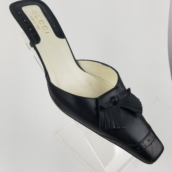 Gucci Shoes - VTG Gucci Square Toe heels